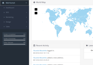 RM//VorteX ControlCenter PRO integrated administration menu for OpenCart